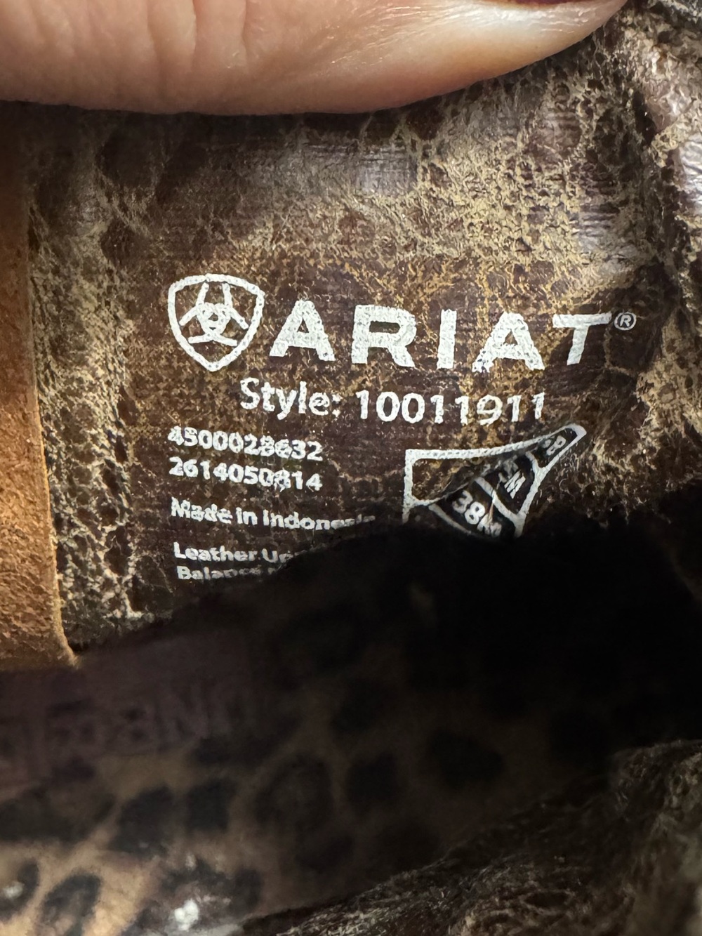 Ariat Billie Distressed Western Cowboy Boots 7.5 - Picture 6 of 6